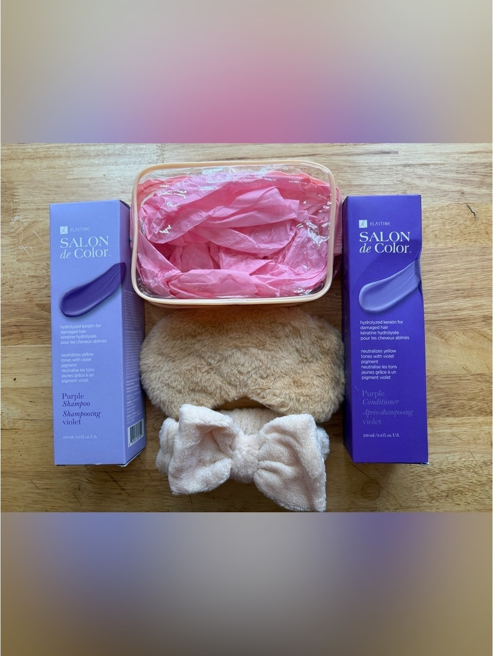 Avon Color Vibe Purple Shampoo & Conditioner Duo Gift Set